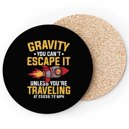 Space Engineer Rocket Scientist Aviation Coasters