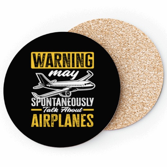 Pilots Airplane Lovers Coasters