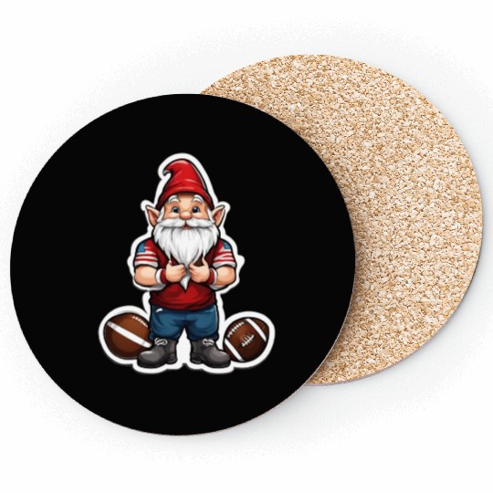 Gnome American Football Coasters