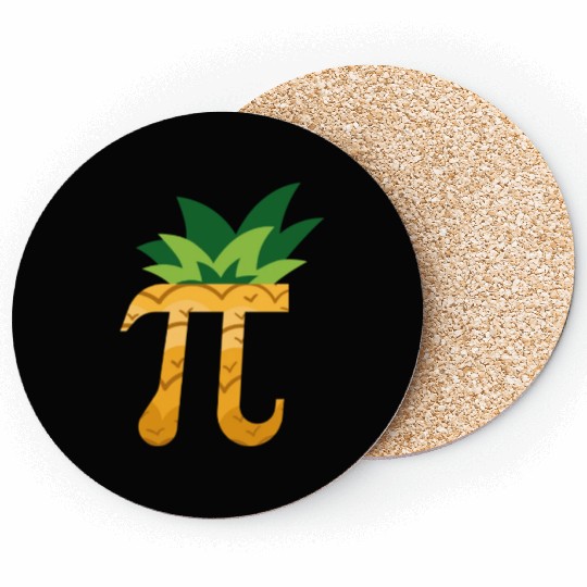 Pineapple Pi Day Coasters
