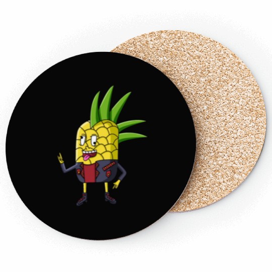 Punk Pineapple Coasters