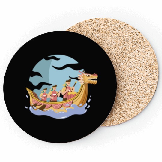 Chinese Dragon Boat Dragon Boat Racer Gift Coasters