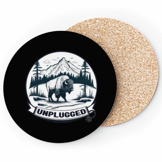 Camping Unplugged Coasters