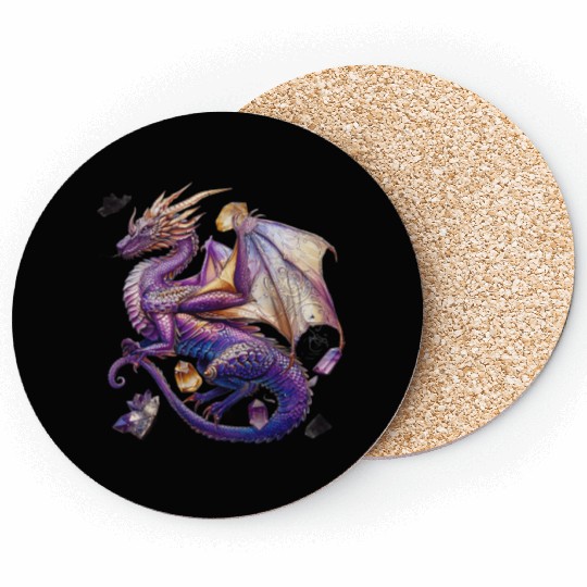 The Jeweled Dragon Coasters