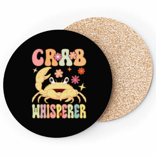 Groovy Crab Lover Seafood Lover Coasters