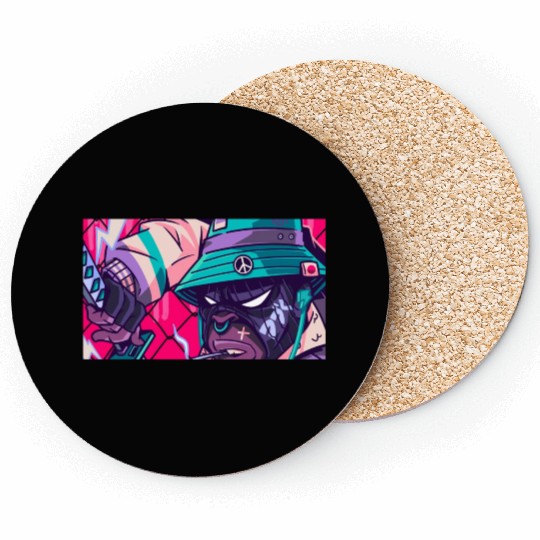Digital Monkey Coasters
