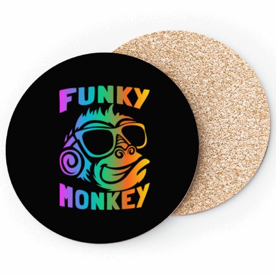 Funky Monkey Coasters