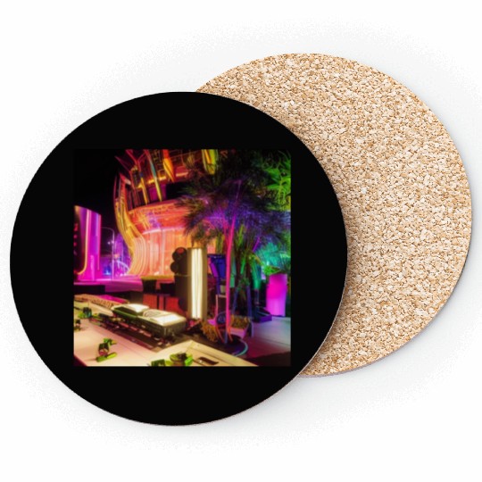 DJ in the Fluorescent Jungle Coasters