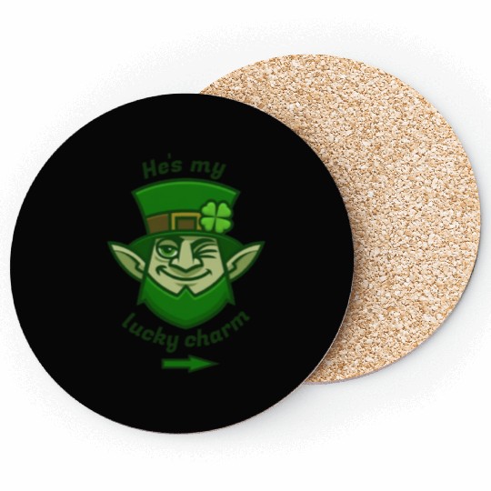 St. Patrick's Day Lucky Charm for Her Coasters