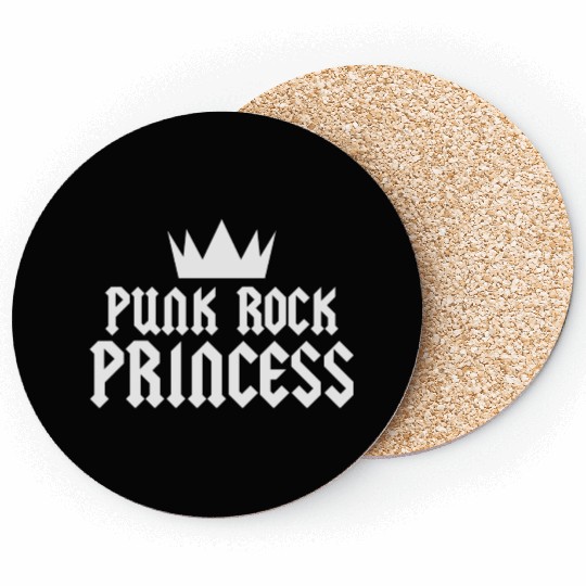 Punk Rock Crown Princess Coasters