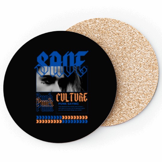 Save Punk Culture streetwear Coasters