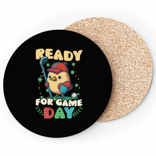 Golf Easter Ready Game Day Coasters