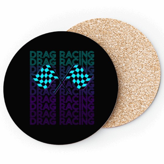 Drag Racing Drag Race Racer Retro Coasters