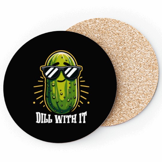 Pickle Lover Funny Pickle Dill pickle Pickled Coasters