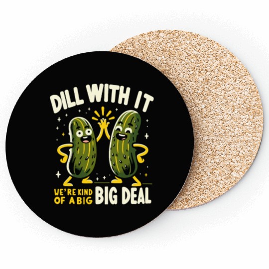 Pickle Lover Funny Pickle Dill pickle Pickled Coasters