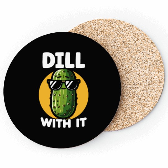 Pickle Lover Funny Pickle Dill pickle Pickled Coasters
