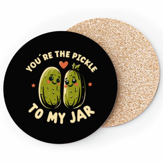 Pickle Lover Funny Pickle Dill pickle Pickled Coasters