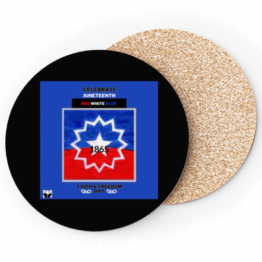 Celebrate Juneteenth: The Red White & Blue Coasters