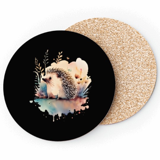 Cute Hedgehog Coasters
