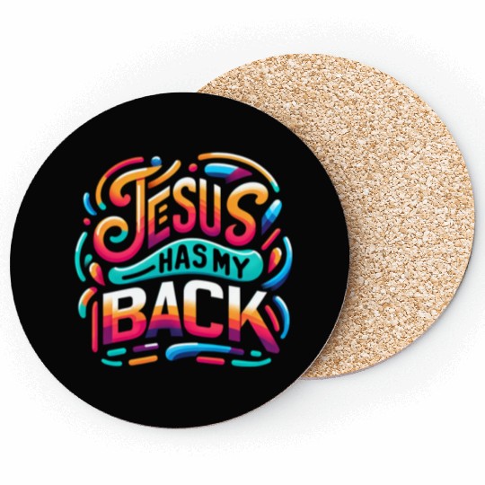 Jesus Has My Back 24 Coasters