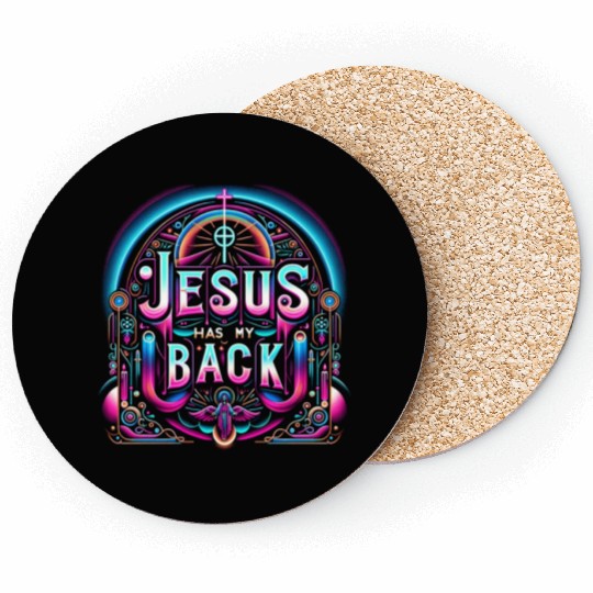 Jesus Has My Back 26 Coasters