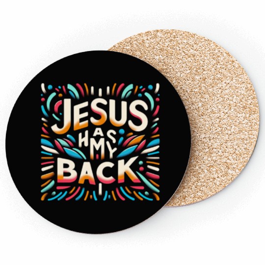 Jesus Has My Back 29 Coasters