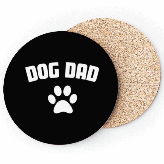 DOG DAD Design ,for dog lovers ,dog owners gift. Coasters