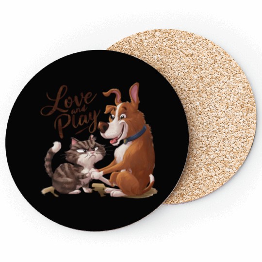 Pets at Play Coasters
