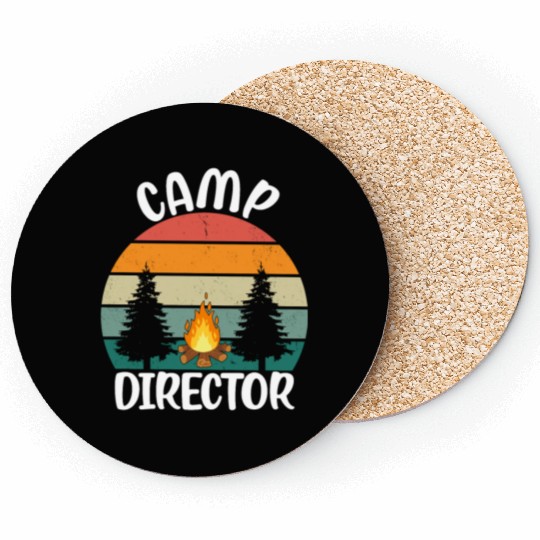 Counselor Camper Summer Camp Director Coasters