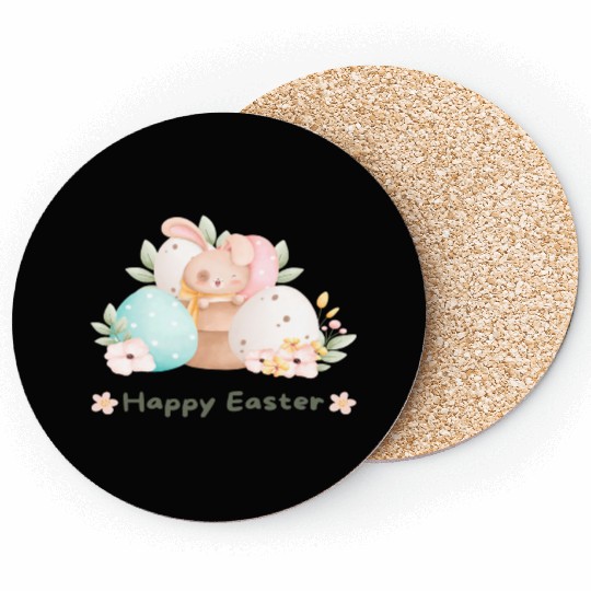 happy Easter Coasters