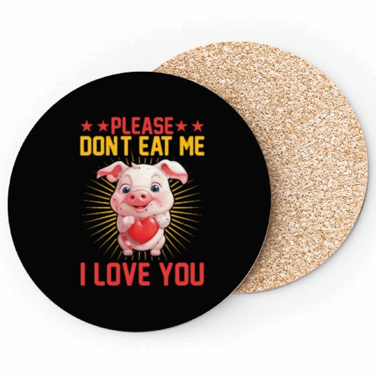 Please Don't Eat Me, I Love You 5 Coasters