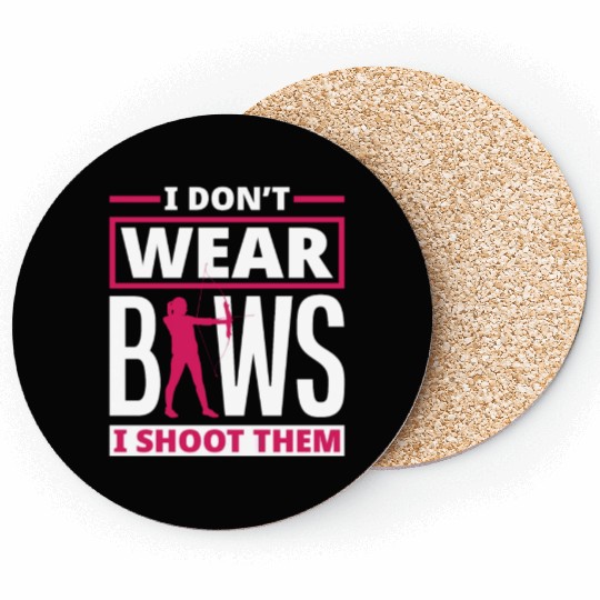 Archery Women Girls Coasters