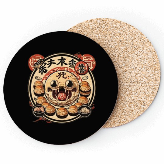 Takoyaki Attack Coasters
