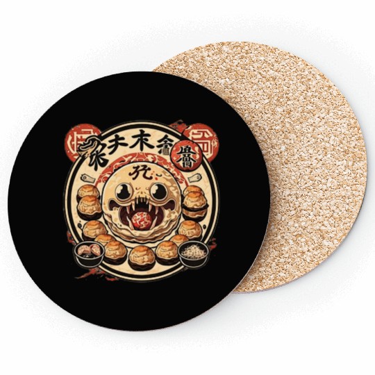 Takoyaki Attack Coasters