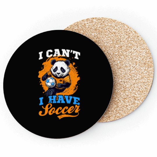 Soccer Coach I Can't I Have Soccer Coasters