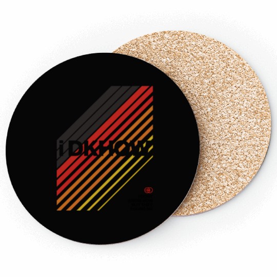 Idkhow Merch Razzmatazz Stripe Coasters