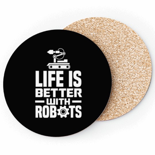 Funny Robotics Robot Engineering Programming Coasters