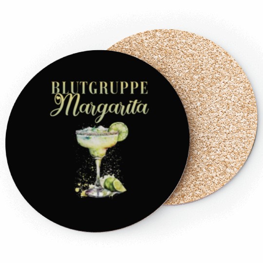 Blutgruppe Margarita Tequila Stag Party Coasters