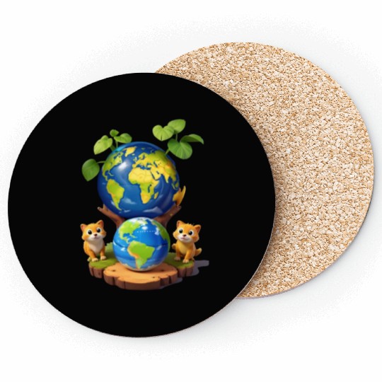 Earth Day Coasters