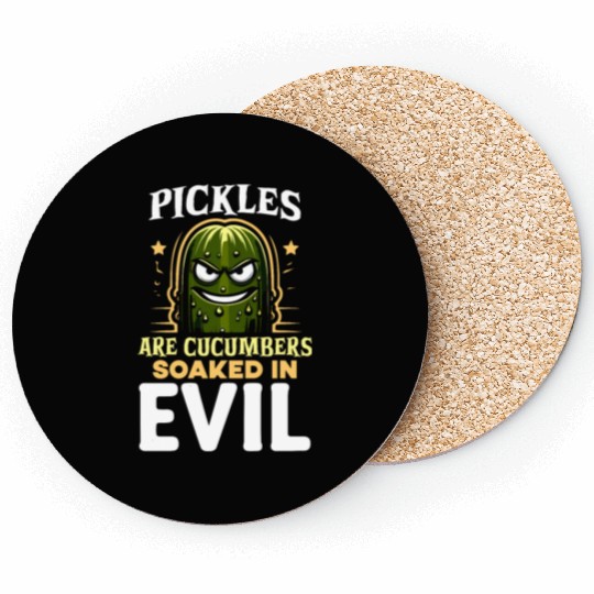 Pickle Lover Funny Pickle Dill pickle Pickled Coasters