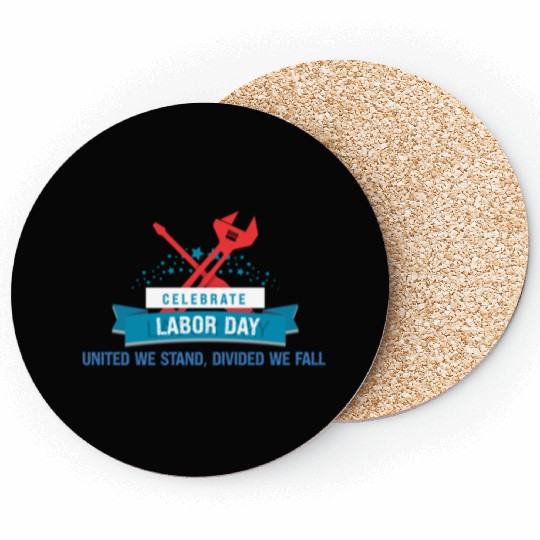 Labor Day Unity Design Coasters