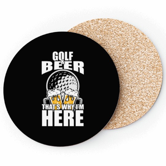 Funny Golf Beer Coasters Funny Picture
