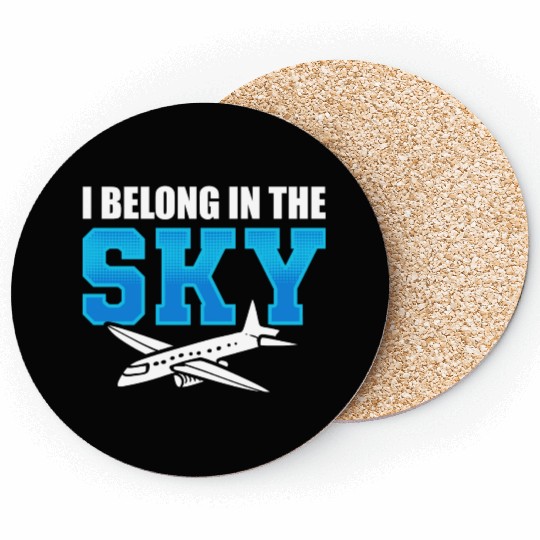 Funny Flight Attendant Airline Stewardess Coasters
