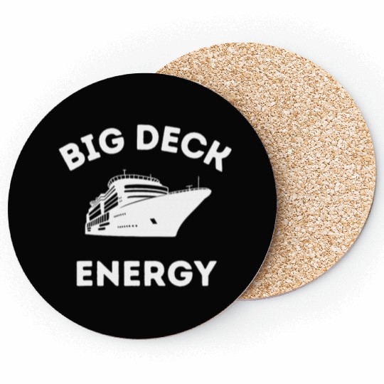 Cruise Ship Big Deck energy Coasters