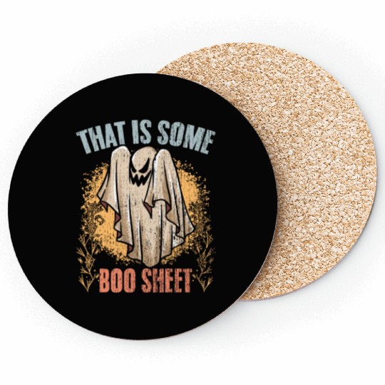 That Is Some Boo Sheet Retro Ghost Hunting Coasters