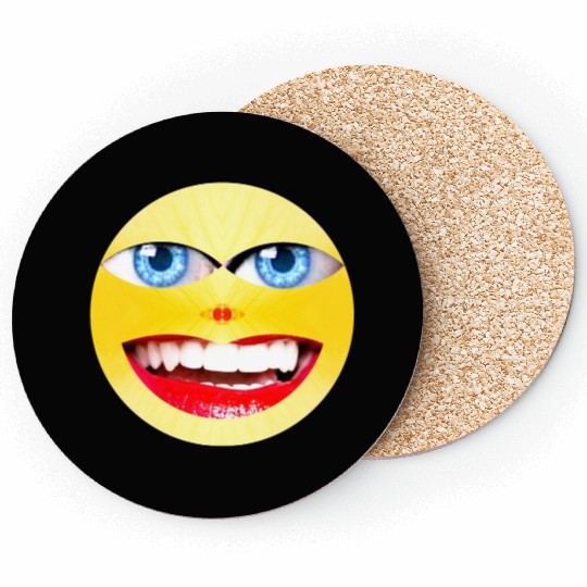 Smile Face Have a Nice Day Promote Happiness Joy Coasters