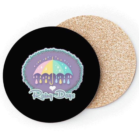 Novelty Rainy Days Coasters
