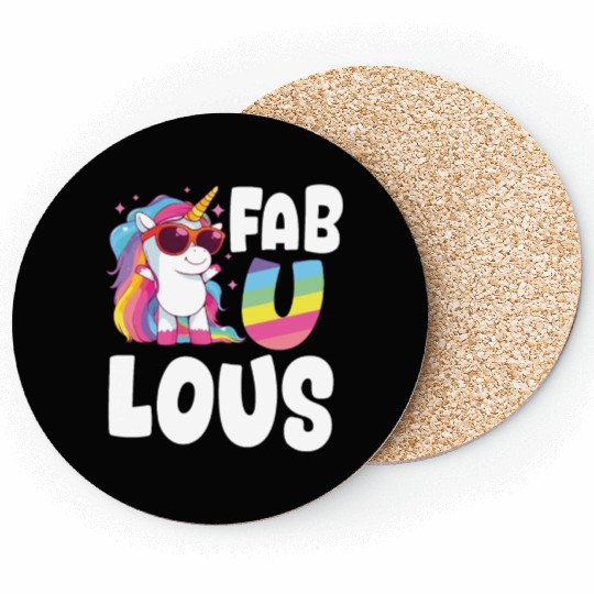 LGBTQ+ Unicorn Coasters