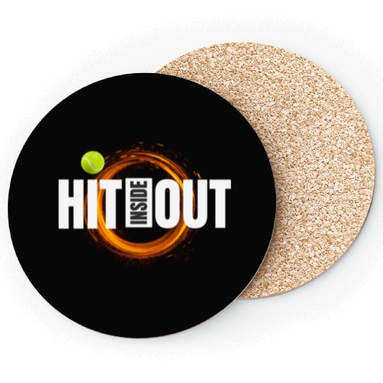 Tennis Hit Inside-Out Coasters