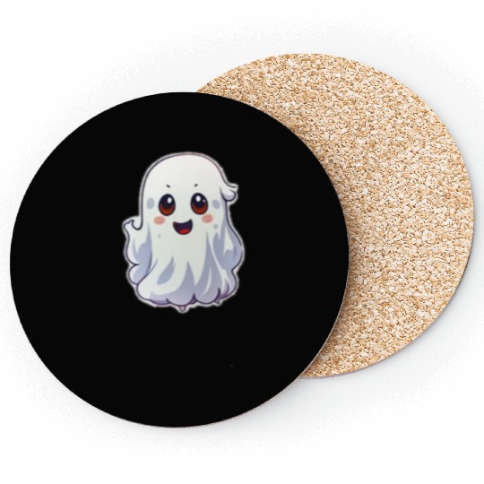 Cute Ghost Chibi Coasters
